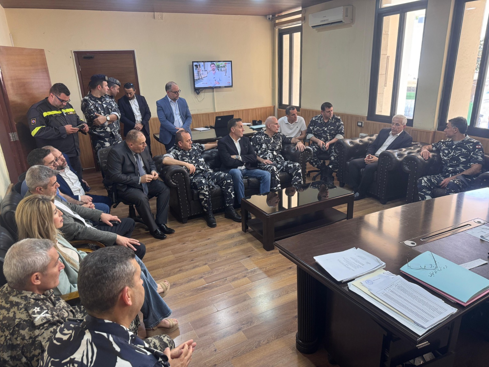 بالصور - جولة تفقدية لمدير قوى الأمن الداخلي على مراكز الاقتراع في الشمال وعكار